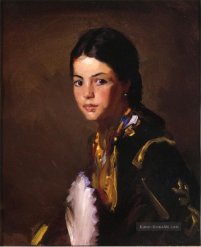  chen - Segovian Mädchen Porträt Ashcan Schule Robert Henri